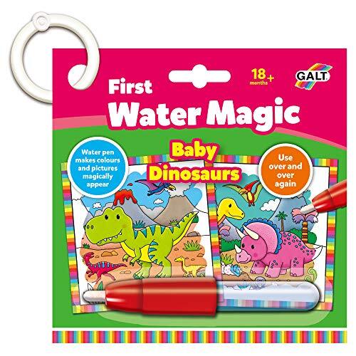Galt Speelgoed, eerste watermagie - babydinosaurussen, kinderkleurboek, leeftijd 18 maanden plus