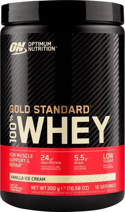 Optimum Nutrition Gold Standard 100% Whey Protein - Vanilla Ice Cream - 300g