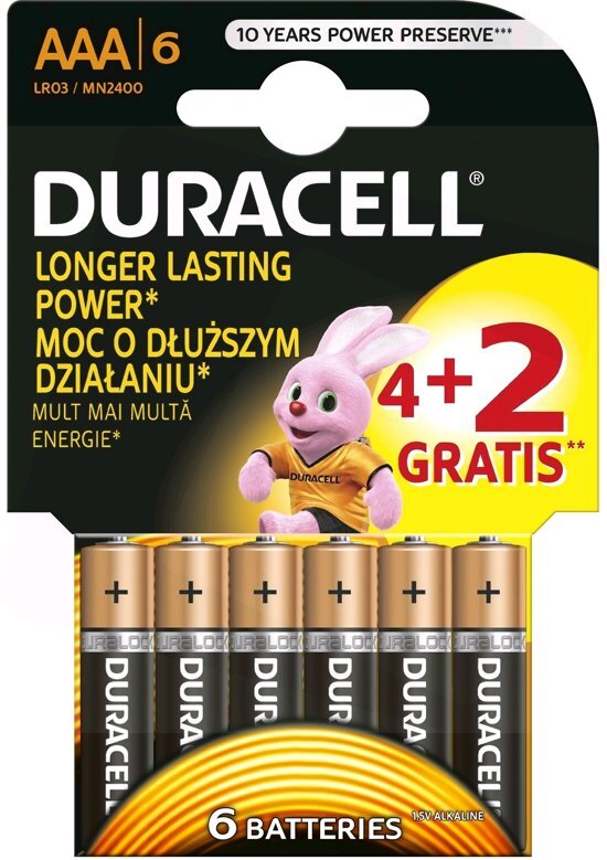 Duracell Batterijen AAA - 6 st