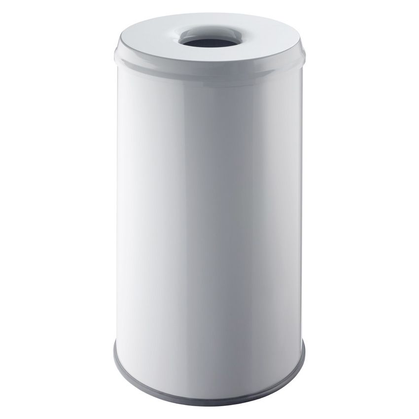 helit H2515800 Vuilnisbak 50 liter Rond Groen, Staal 63,2 cm