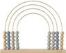 OYOY Abacus rainbow - Bois, Laiton, Couleurs pastel