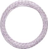 Vaessen Creative Aluminium Draad - Diamond cut - 2mm - 30m - Zacht Lila