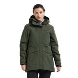 Didriksons ESSA WNS JKT Dames Outdoorjas - Deep Green