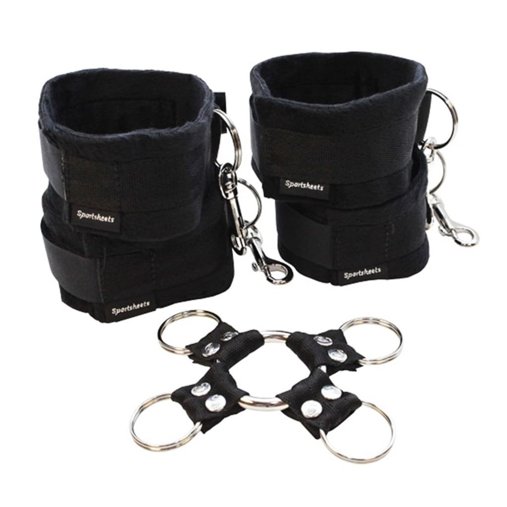 Sportsheets Hogtie and Cuff Set - 0646709325015