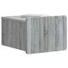 vidaXL Muurbevestigde Nachttafel 2 st Grijs sonoma 33 x 34,5 x 24 cm