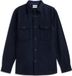 Tommy Hilfiger Heren Lange Mouwen Shirt XS Polyester/Wol Nachtblauw