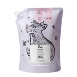 YOPE Navulling natuurlijke handzeep lila vanille - veganistische handzeep navulling met bloemig-zoete geur - zacht reinigend & hydraterend - 1000 ml