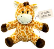 Bouillotte peluche micro-ondable - girafe chauffante - bouillotte