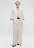 Zenggi Blouse Beige Lange Mouw Polyester XXL