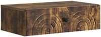 vidaXL Wandgemonteerde Zijtafel 59 x 34,5 x 17 cm Bewerkt hout