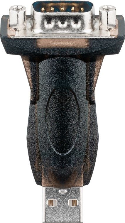 Goobay USB naar RS-232 Adapter - 1.5m - Zwart