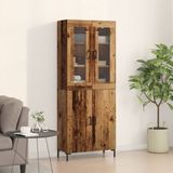 vidaXL Highboard Oud Hout 69,5 x 34 x 180 cm