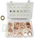 Benson 80-delige koperen ringenset - assortimentsbox - diverse maten