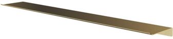 Hotbath &More Planchet 80 cm inclusief bevestigings rails Geborsteld messing PVD