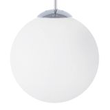 Beliani BARROW Hanglamp - Wit - Glas