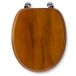 Croydex Massief houten toiletbril, grenen antiek
