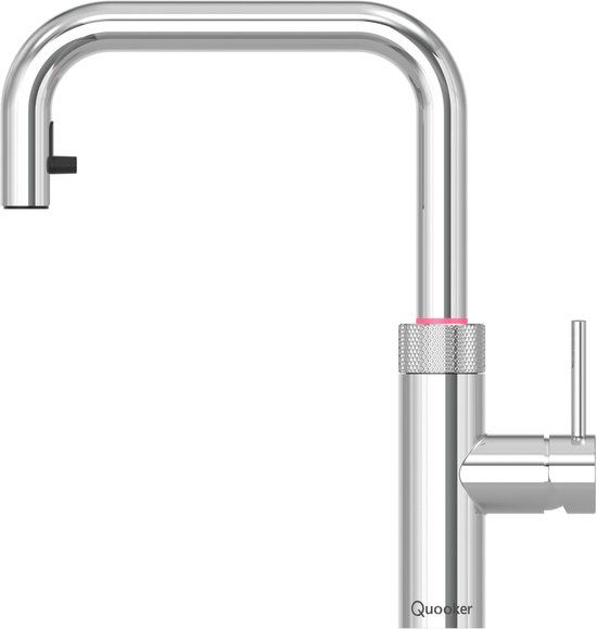 Quooker Flex Square Chroom | Kokendwaterkraan | Flexibele uittrekslang