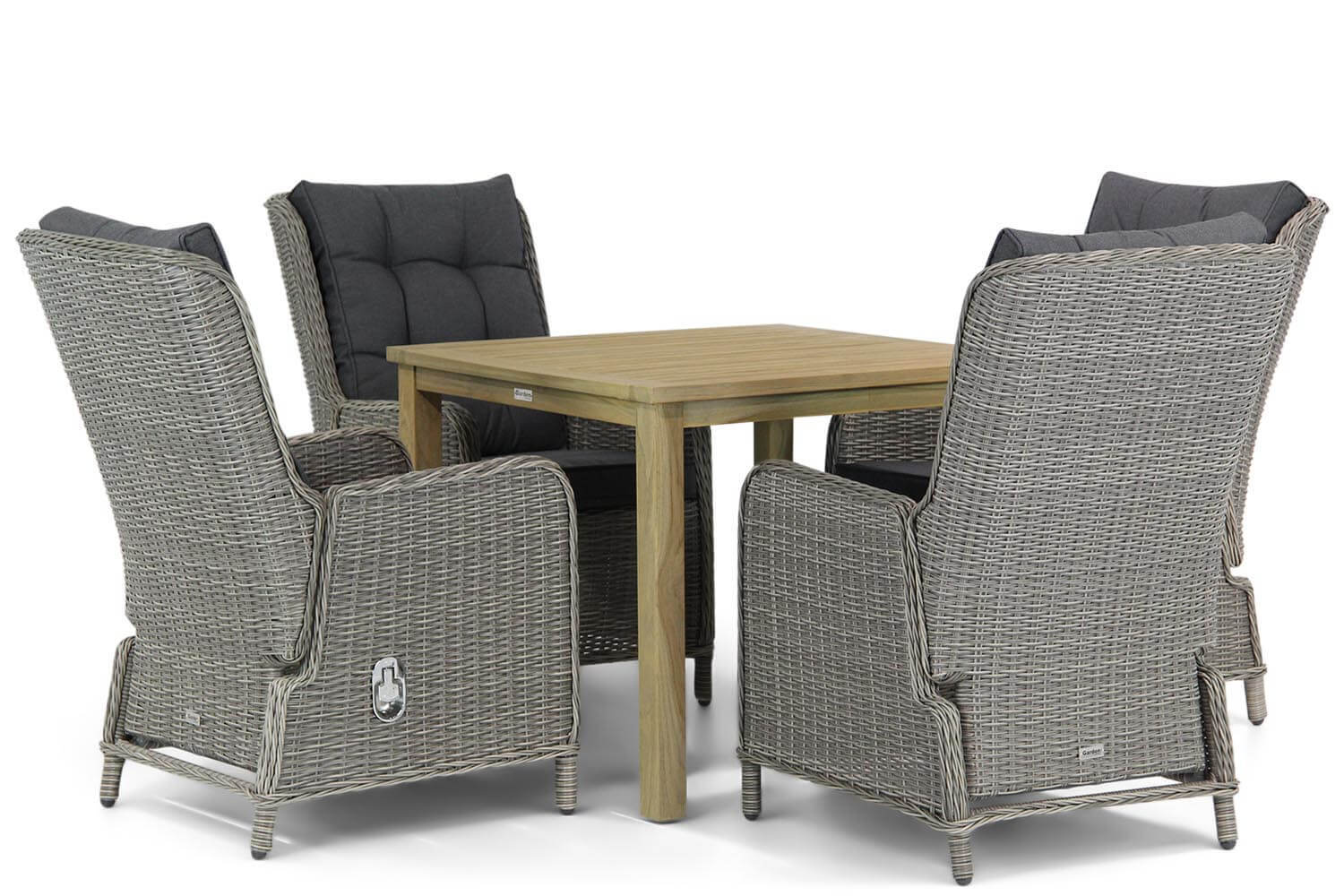 Garden Collections Kingston/Weston 90 cm dining tuinset 5-delig