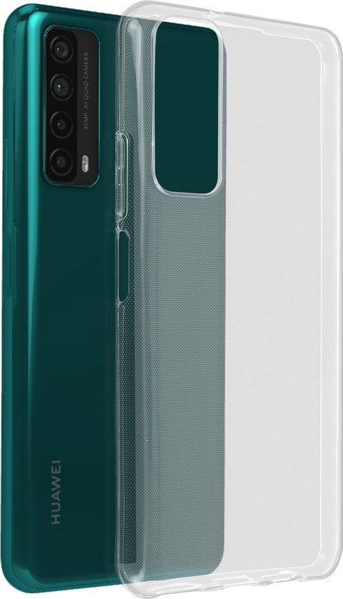 Bigben Connected, Flexibel SiliSoft Anti-Vergeling Hoesje voor Huawei P Smart 2021 - Transparant