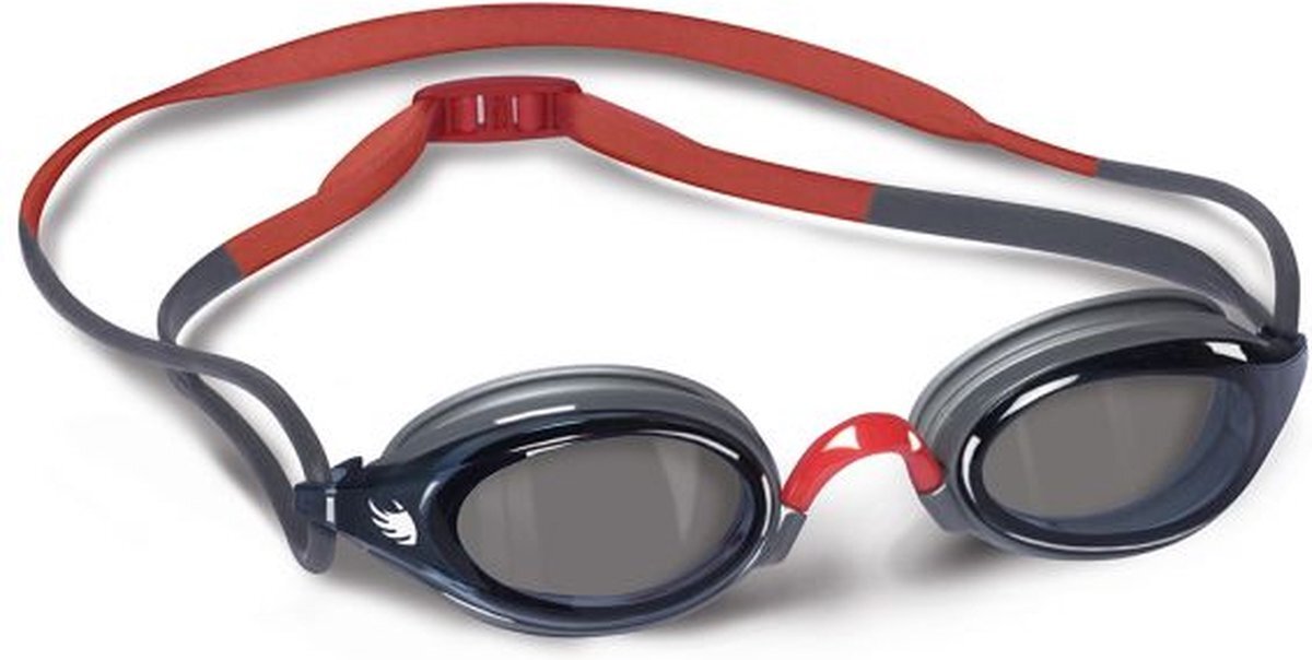 BTTLNS Tyraxes 1.0 getinte lenzen zwembril zilver/rood