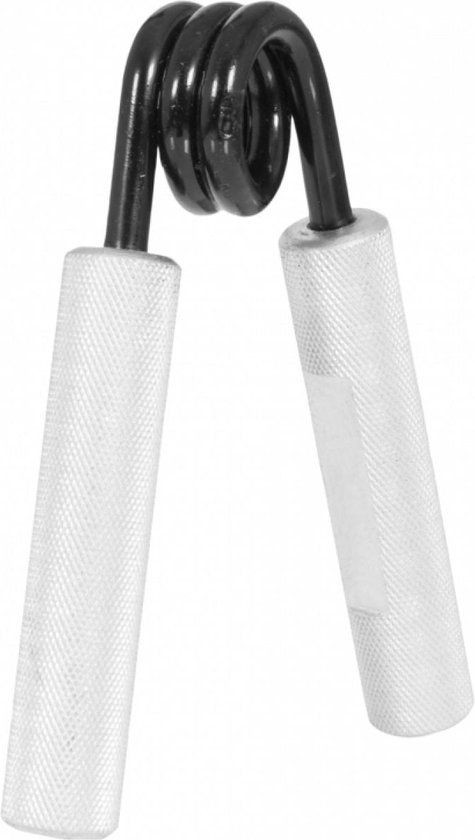 Gorilla Sports Handtrainer - Knijphalter - 45 kg (100 LBS) - Aluminium - Zilver