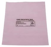RS PRO ESD zak roze, dikte 0,075 mm x 229 mm x 152 mm, 100 stuks
