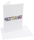 Leraar Kaarten Beste Leraar Verjaardag Dag Kaart Verlaten School Grap Lachen Fun Nieuwigheid SP8