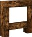 vidaXL Haardombouw 81x18x82 cm bois traité couleur chêne fumé