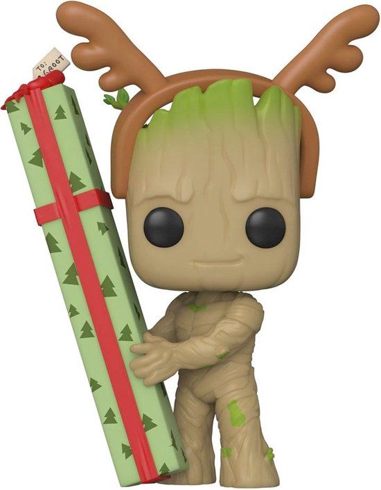 Funko Guardians Of The Galaxy - Marvel Holiday Special POP! Heroes Groot 9 cm Verzamelfiguur