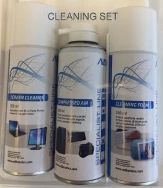 Adj ADJ 100-00029 Cleaning Set Screen/Air/Foam 3x 200ML 5x wipes