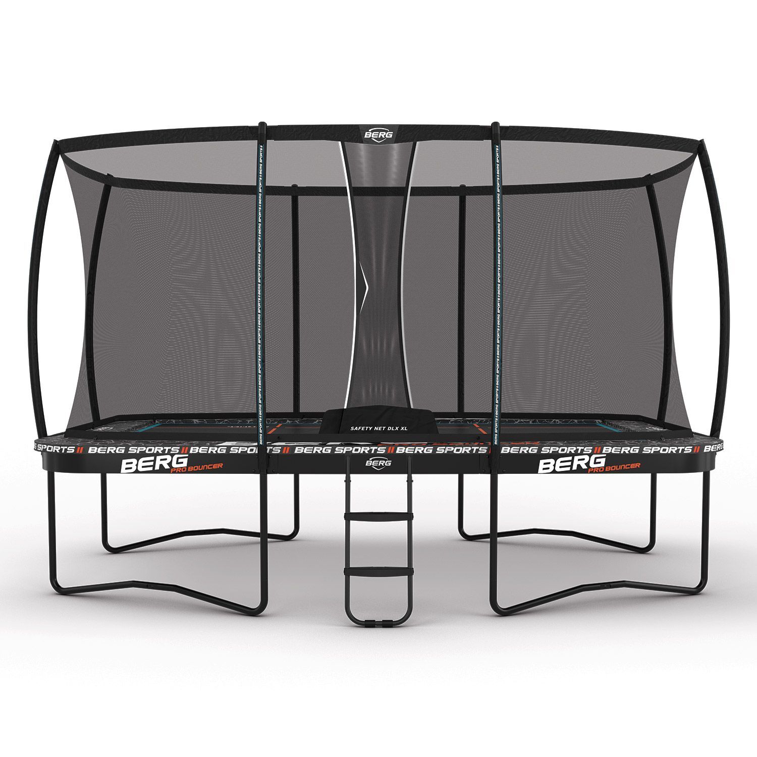 Berg Ultim Pro Bouncer trampoline rechthoek 500x300cm Deluxe XL Zwart