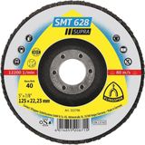 KLINGSPOR disque lamelle SMT 628 Supra Ø 125 mm grain 60 plat INOX zirconium corindon