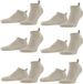 FALKE 6-paar Cool Kick Sneakersokken - die niet afzakken - Polyester - Effen - Unisex - Volwassenen