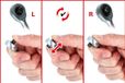 KS Tools 1/4 Mini-cliquet à roue libre pour embouts cliquet à embouts