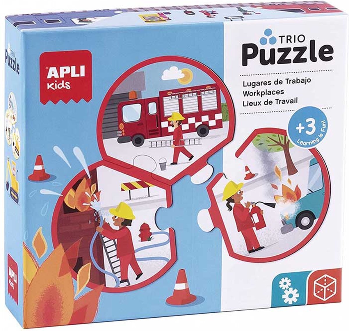 Apli Kids Puzzel - Beroepen en hun werkplekken