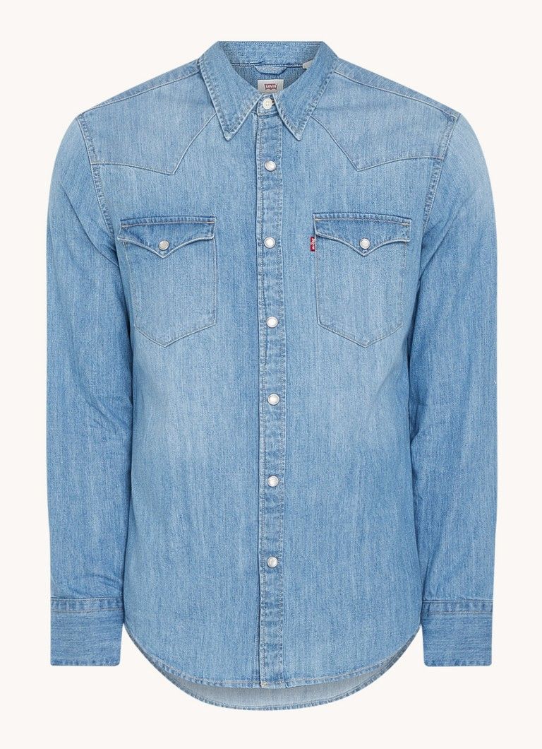 Levi's Barstow Western Chambray Shirt - Regular Fit with Stretch