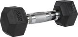 VirtuFit Hexa Dumbbell Pro - 2 kg - Black/Chrome - Single