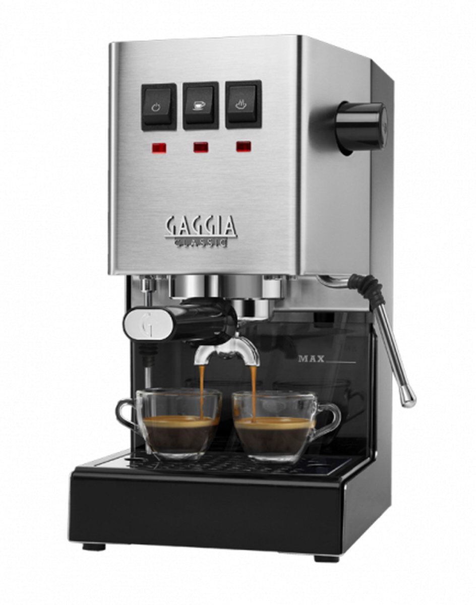 Gaggia Classic Evo ProDesign RVS 2023 roestvrijstaal espressomachine