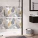 Ambiance Sticker Privacy raamfolie - CHIC PALMBLADEREN - Stickers voor ramen en douchedeuren - 40x200cm