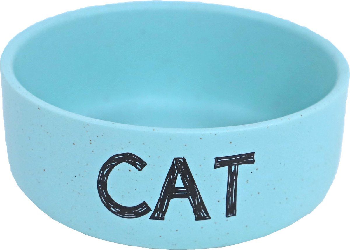 Gebr. de Boon Boon eetbak steen CAT mat mintblauw, 12 cm.