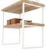 LAMO MANUFAKTUR Support pour plan de travail de salle de bains 50x80 cm ivoire
