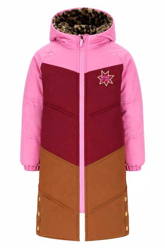 B.Nosy Y608-5211 Jas meisjes roze - Maat 104