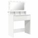 vidaXL Kaptafel Hoogglans Wit 80 x 39,5 x 135 cm