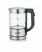 Severin WK 3458 - Bouilloire en verre mini 0,5L - Noir/Transparent - 1100W