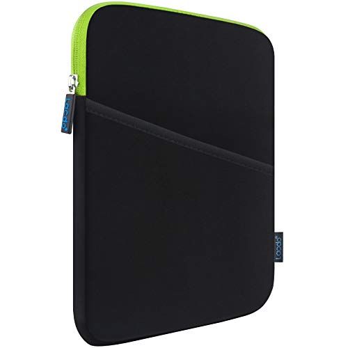 Lacdo Tablet Sleeve Beschermhoes voor 8.3 inch Nieuwe iPad Mini 6, 7.9 inch Apple iPad Mini 5 4 3 2, 8 inch Samsung Galaxy Tab S2, 8" Lenovo Tab M8 / Tab 4 Plus / Tab 3 Anti-Shock Bubble, Groen Zwart
