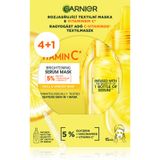 Garnier L'OREAL Garnier, Gezichtsmaskers, Set aufhellender Stoffmasken mit Vitamin C 4+1 Stück