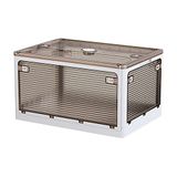 JOYBOS Multifunctionele opvouwbare opbergdoos, grijs, 28 l