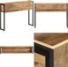 vidaXL Plantenbak 90x20x68 cm ruw mangohout