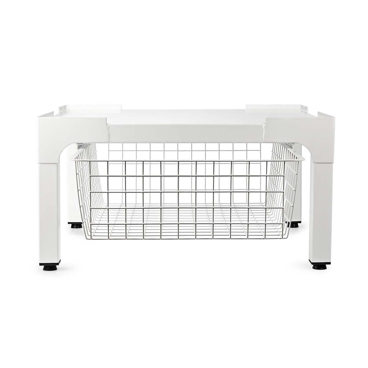 Nedis WAST140WT Wasmachine Verhoger - Wit - Metaal - 599 x 546 x 290 mm