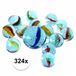 Krüger billes - 324x pièces - jouets d'extérieur - billes - enfants